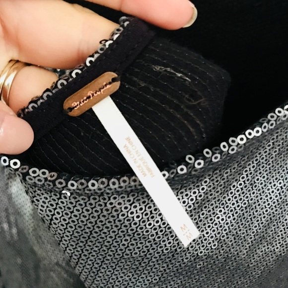 Free People | “Drenched in Sequins” Gunmetal Dress - Picture 8 of 11